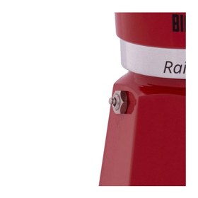 Resim Bialetti Rainbow Moka Pot, 6 Cup, Kırmızı 