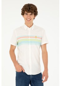 Resim U.s. Polo Assn. Erkek Mint Gömlek Kısa Kollu 50283688-vr090 Mint 