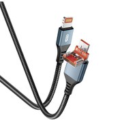 Resim Lightning to Type-C ve Lightning to USB-A Kablo 1.2M Go Des GD-UC595 Biyonik Terminal Tasarım PD20W Go-Des