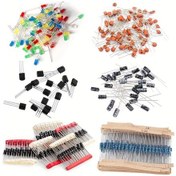 Resim Wangxi 1400 Parça Elektronik Komponent Seti Direnç Kondansatör Transistör Diyot Arduino Dıy 