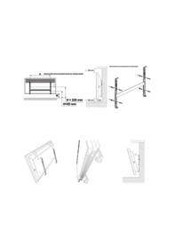 Resim İvigo 4550 Seri Konvektör Isıtıcı Uyumlu Havuz Model Duvar Askı Aparatı 