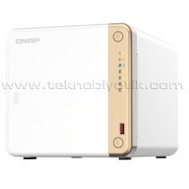 Resim QNAP TS 462 4G Ram 4 HDD Yuvalı, 2.5GBE 2xM2.2280 PCIe Bağlantı Noktalı NAS Depolama Ünitesi (QN TS 462 4G) 