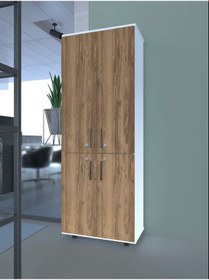 Resim Ofis Kitaplığı Dolap Evrak Rafı Ahşap - Beyaz 