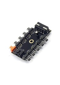 Resim Primex Px 4337 4 Pin Girişli 10 Port Fan Çoklayıcı Kart 