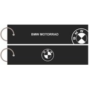 Resim Bmw Motorrad Anahtarlık Modeli Yarım Bmw Logosu Nakışlı 