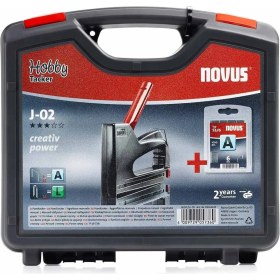 Resim Novus Zımba Tabancası Mekanik Novus J-02 Kf Plastik Çantalı Set 