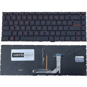 Resim Msi İle Uyumlu Gf63 Thin 11ucx-1624xtr Klavye Işıklı Siyah Kırmızı Tuşlu Tr Küçük Enter Versiyon 