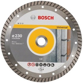 Resim Bosch 9+1 Standard For Universal Turbo Elmas Kesme Diski 230 mm - 2608603252 