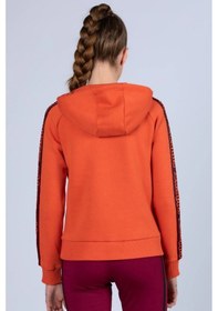 Resim Kappa Logo Tape Ardac Kadın Sweatshirt 341H3NW Turuncu 