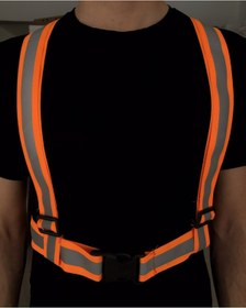 Resim Cosy Turuncu motorcu Reflektörlü İkaz Yeleği 