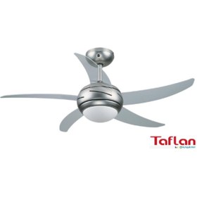 Resim Kaşkar / Taflan Kaşkar Aydınlatmalı 5 Kanatlı Uzaktan Kumandalı Gri Tavan Vantilatörü L44 