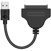 Resim Cbtx USB 3.0 - SATA Adaptörü Kablosu 2,5" HDD SSD Bağlayıcı 0.15 Metre 