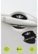 Resim Mını Cooper Clubman Modeline Uygun Karbon Kapı İçi Çizilme Önleyici Ve Şık Tasarım Folyo Seti Cooper Clubman Yazılı 4 Adet 