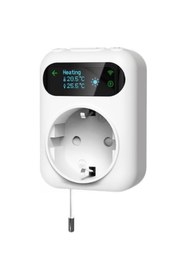 Resim AyrStore WiFi Priz Tipi Harici Su Geçirmez Sensörlü Termostat (Tuya,Smart Life Uyumlu) 