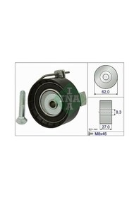 Resim Ford Focus 2010-2014 Arası 1.6 Ti Ina Marka Triger Gergi Rulmanı 