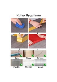 Resim Halı Kaydırmaz Bant Çift Taraflı Ağ Örgülü Teknoloji Süper Güçlü Çerçeve Taşıyıcı Bant 5 Metre 