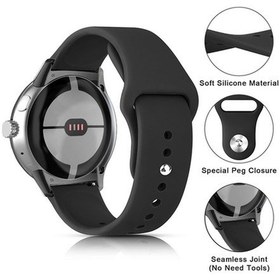 Resim Qyouth Watch Turuncu Spor Silikon Saat Pixel Havalandırmalı Kayış Google Bileklik 41mm/3 2 - Fb 