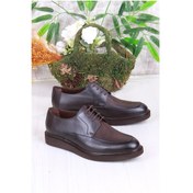 Resim Mehmet Mete 42243 Rahat Hafif Hakiki Deri Erkek Ayakkabı Kahve 