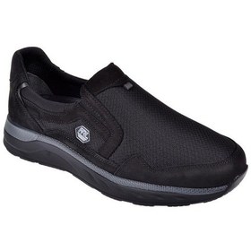 Resim Forelli Comfort Üzeri File Erkek Spor Ayakkabı For-46005 Siyah Siyah 