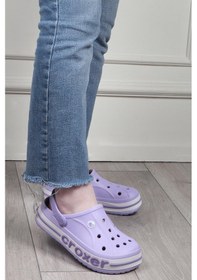 Resim 216 G Lila Unisex Hafif Esnek Sabo Terlik Lila 