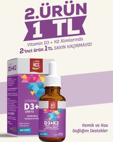 Resim Vitamin D3 + K2 Damla 20 Ml 