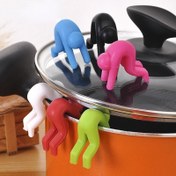 Resim 2 Adet Silikon Dökülme Önleyici Kapak Tutucular - Ergonomik Tasarımlı Isıya Dayanıklı Tencere & Tava Klipsleri, Pişirirken Kapakları Güvenle Tutun, Kaynayıp Dağılmasını ve Ocakta Karışıklığı Önleyin, Kolay Temizlenebilir Mutfak Aksesuarları (Mavi, Pembe, Beyaz, Yeşil), Ocağa Koruyucu, Eğlenceli Mutfak Eşyaları, Kaymaz Tutuş, Isıya Dayanıklı Malzeme, Kolay Temizlenir 