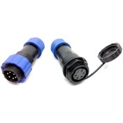 Resim SD20 7 Pin 20mm Su Geçirmez Konnektör Takımı 