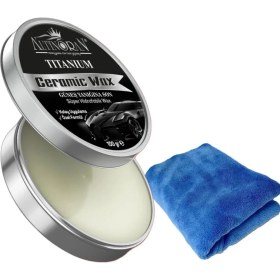 Resim Altın Oran Titanium Seramik Katkılı Wax Krem Cila 100 gr + Pasta Cila Havlusu 40*40 cm 
