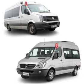 Resim İVGEN OTO CAM Mercedes Sprinter / Vw Crafter Sol Ön Kelebek Camı 