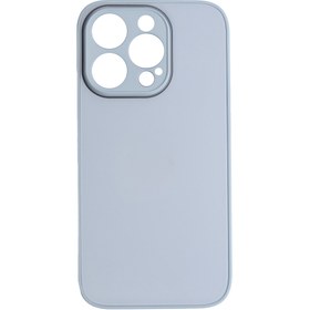 Resim Deluxe iPhone 14 Pro Mat Buz Mavisi Kılıf 