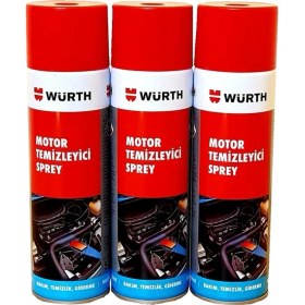 Resim Würth Hızlı Motor Temizleme Spreyi 500 ml ( 3 Lü Set) 