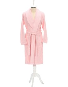 Resim Özdilek Trendy Şal Yaka Bornoz Açık Pembe L Beden (Şalyaka) Açık Pembe 