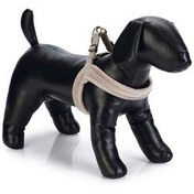 Resim Beeztees DBL Köpek Göğüs Tasması, Velur, Gri, XXS, 15mm x 36cm 
