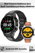 Resim Wintoup Huawei Uyumlu Son Model Amoled Ekran Akıllı Saat Sesli Görüşme&Sosyal Medya Bildirimi&Spor Mood 