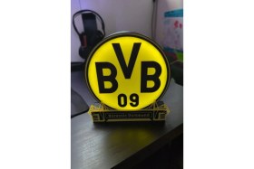 Resim Borussia Dortmund Bvb Tasarımlı Gece Lambası 