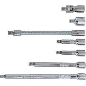 Resim 6497 1/4" Lokma Uzatma Arakol Adaptör Seti 7 Parça 