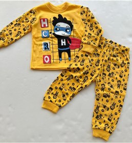 Resim Süpermini Hero Desenli Pijama Takımı 1-3 Yaş 