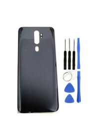 Resim Oppo A9 2020 Uyumlu Arka Pil Kapağı Siyah + Tamir Seti Çok Renkli 