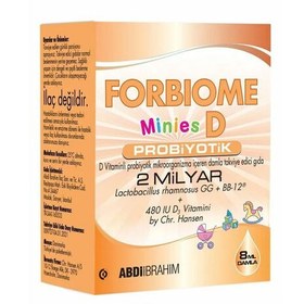Resim Forbiome Minies D Probiyotik Vitamin D 8 ml Damla 