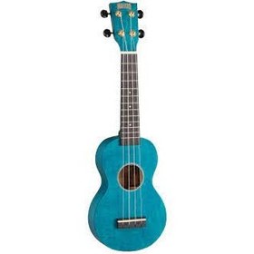 Resim Mahalo MS1TBU Slimline Serisi Soprano Ukulele (Transparent Blue) 