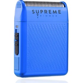 Resim Supreme Trimmer Mavi Solo Tek Folyo Shaver Tıraş Makinesi 7800 Rpm Kablosuz Kullanım 