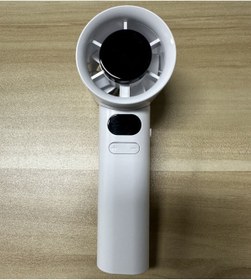 Resim Sphone Dijital Led Göstergeli Mini El Tipi Fan Vantilatör Soğutucu Ayarlanabilir Rüzgar Hızı Type-C Şarj 