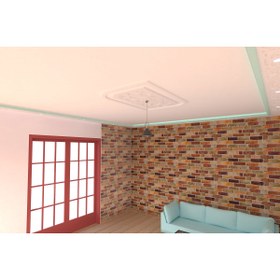 Resim MOTİFPİYER Motifpiyer Lamba Tavan Göbeği 45-dikdörtgen-dik-oval-dis-cital 