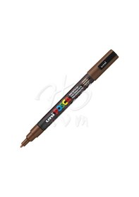 Resim Uni Posca Marker Pc-3M 0.9-1.3 Mm Brown 