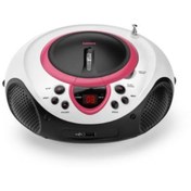 Resim Lenco Scd-38 Pembe Taşınabilir Müzik Seti Radyo Cd Çalar Mp3 Usb 