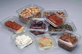 Resim Plastik Sızdırmaz Kap 1000 Gr cc Kullan At Tek Kullanımlık Plastik Kapaklı Kase 100 Adet 