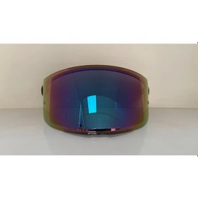 Resim Kask Camı Mt V-14b İridyum Cam Açık Pembe - Mavi 