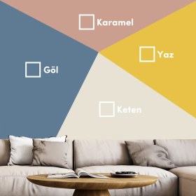 Resim Bi'Boya Geometrik Duvar Boyama Seti 1 