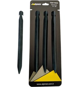 Resim Alpinist Alüminyum 6061 Çadır Kazığı 18 CM Yeşil 4'lü Yeşil 