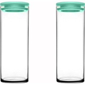 Resim Paşabahçe 43756 Vakumlu Cam Kavanoz - Cam Erzak Saklama Kabı 2 Li 